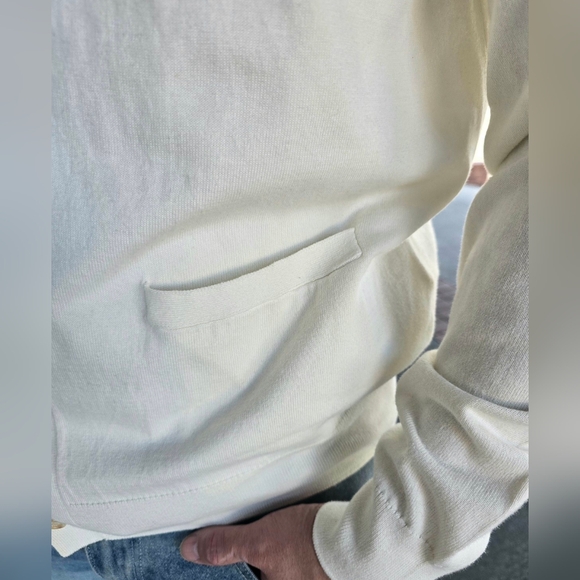 Polo Ralph Lauren Men's Cotton Cardigan White - Picture 3 of 4